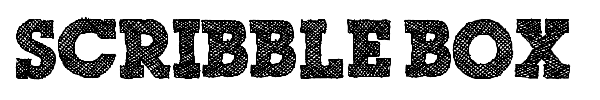 Scribble Box font preview